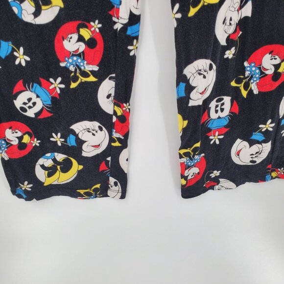 Disney Girls Mickey Mouse Pajama Pants Size M Elastic Waist Sleep Stretch‎ Soft - Picture 3 of 7